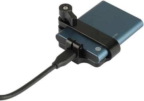 Miniatura 3 de CAMVATE Soporte de montaje SSD para Samsung T5 SSD con roscas de tornillo de 1/4"-20 y M5 - 1969
