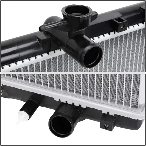 Miniatura 3 de DNA Motoring OEM-RA-2451 Radiador de núcleo de aluminio atornillado de 1 fila estilo OE compatible con 02-07 Suzuki Aerio 2.0 2.3, 28-1/4 pulgadas