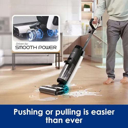 Miniatura 12 de Tineco Floor ONE S7 PRO Aspiradora Inalámbrica Húmeda y Seca, Trapeador Limpiador de Pisos Inteligente para Pisos Duros, Largo Tiempo