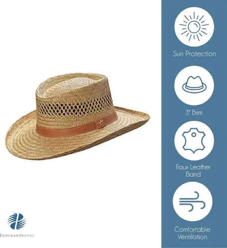 Miniatura 2 de Dorfman Pacific Co.Sombrero Rush Gambler para hombre