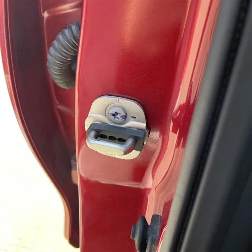 Miniatura 4 de Amortiguador de sonido Buffer de bloqueo de puerta para Nissan Qashqai X-Trail Tiida Juke Note Rogue NV200 Murano Rattling Stop Screaks Sordo Seal