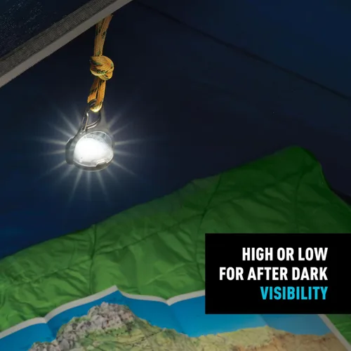 Miniatura 2 de Nite Ize Moonlit - Linterna micro recargable portátil para accesorios de campamento y equipo de senderismo, cuenta con clip de mosquetón con un