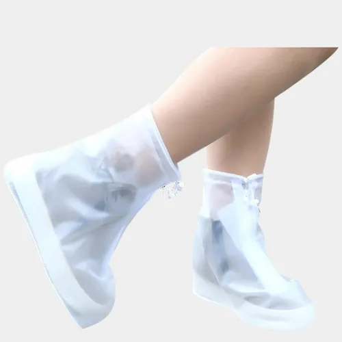 Miniatura 12 de Fundas impermeables para botas de lluvia, con control de arena, antideslizantes, suela de goma de PVC, reutilizables, botas de lluvia y nieve