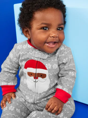 Miniatura 4 de Simple Joys by Carter's Baby Holiday Fleece Footed Sleep and Play, Pack of 2