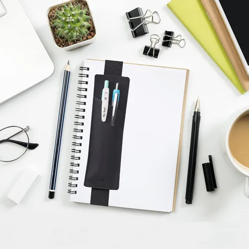 Miniatura 8 de Mr. Pen - Soporte ajustable para bolígrafo con banda elástica para cuaderno, diario, lápiz, planificador
