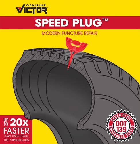 Miniatura 5 de Victor 22-5-60204-8 Kit de reparación de neumáticos Plug & Go, multicolor, talla única