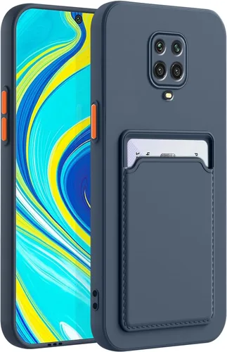 Miniatura 17 de Funda para Redmi Note 9 Pro, Redmi Note 9s con ranura para tarjetas de crédito, TPU suave silicona TPU resistente a los arañazos delgada ranura