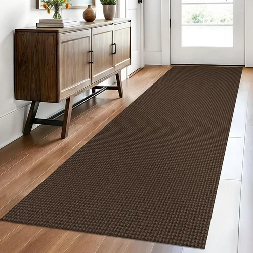 Miniatura 86 de EARTHALL Alfombra de pasillo 3x14 pies, alfombras lavables extra largas para pasillos, tejidas, antideslizante, alfombra trenzada para entrada
