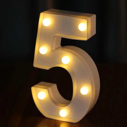 Miniatura 15 de Letras Iluminadas, Luces de Letras LED 26 del Alfabeto, Letra Iluminada Decorativa, Letras de Marquesina LED que Funcionan con Pilas para Fiesta
