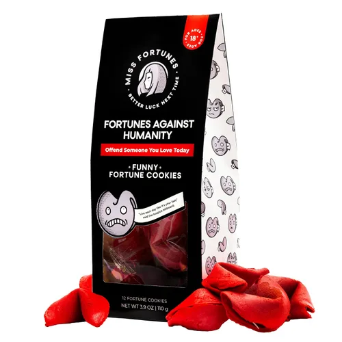 Miss Fortunes, Funny Fortune Cookies, Fortunes Against Humanity with Messages So Dark, We Could Only Get Them Impreso en Nueva Jersey (bolsa de 12