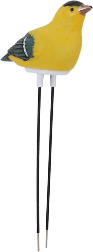 Sensor de humedad del suelo, sensor de humedad decorativo con forma de pájaro largo higrómetro para plantas de interior, exterior, jardín, césped,