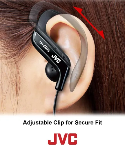 Miniatura 2 de JVC HAEB75B - Auriculares deportivos con clip (Negro)