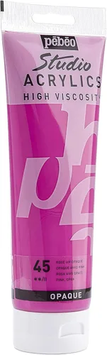 Miniatura 34 de PEBEO Studio Acrílicos de Alta Viscosidad, Acrílico Fino, 250 ml - Plata Iridiscente, 8.45 Fl Oz (Paquete de 1)