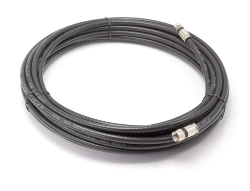 Miniatura 11 de THE CIMPLE CO Cable coaxial RG6 de 35 pies, color blanco, cable coaxial de cobre sólido con conectores, F81/RF, coaxial digital para audio/video, TV