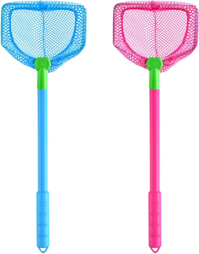 Miniatura 10 de Coopay 2 redes de pesca para insectos, redes de playa para atrapar mariposas para exteriores