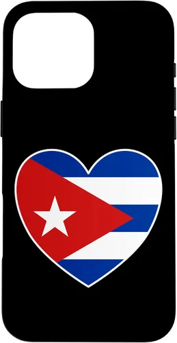 Miniatura 19 de iPhone 13 Pro Max I Heart Cuba - Divertida funda con bandera cubana