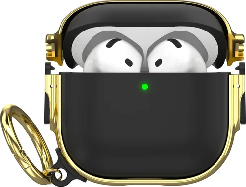 Miniatura 35 de Maxjoy Funda para AirPods 3 con cerradura, bonita funda protectora rígida para AirPod 3 de tercera generación para mujeres y hombres con llavero