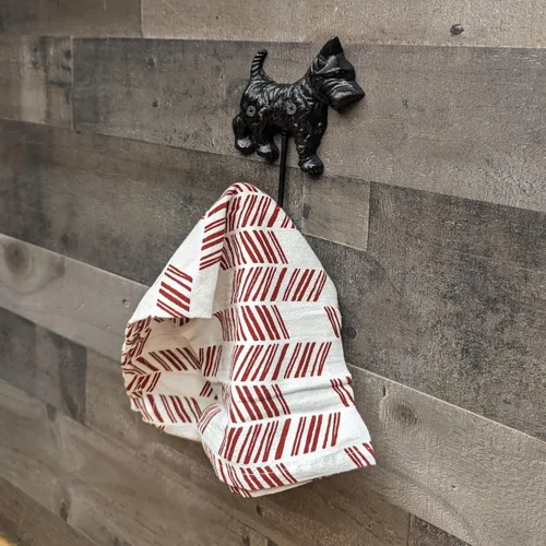 Miniatura 5 de Treasure Gurus - Gancho para perro de hierro fundido Scottie para colgar en la pared, para sombrero, soporte para correa para mascotas, llavero