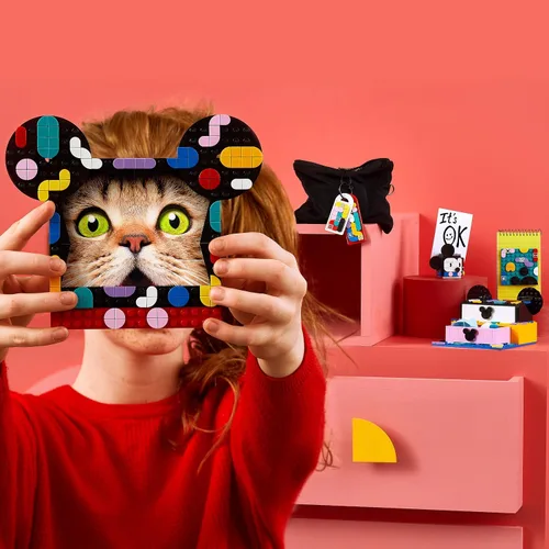 Miniatura 7 de Lego DOTS Disney Mickey Mouse y Minnie Mouse - Caja de proyecto de regreso a la escuela 41964 Kit de bricolaje; para niños creativos a partir de 6