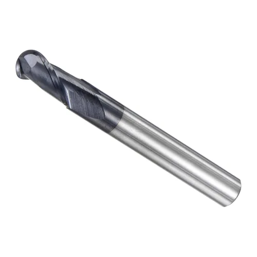 Fresa de punta de bola, radio de 0.118 in, vástago de 0.236 in de longitud, 1.969 in de longitud, cortador de fresado de carburo P05 con