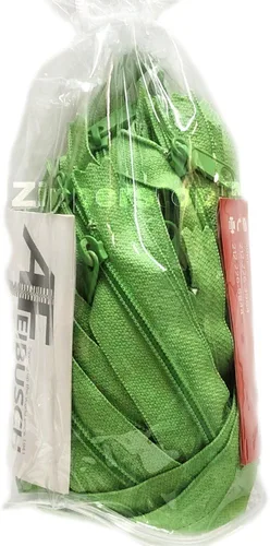 Miniatura 2 de Zipperstop - 15 unidades de 18 pulgadas YKK FASHION TREND COLOR #4.5 cremalleras largas para bolso, fabricadas en Estados Unidos, con cordón blanco