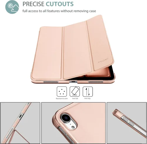 Miniatura 6 de ProCase Funda inteligente para iPad Air de 11 pulgadas M3 M2 2025 2024/10.9 Air 5ª 4ª Generación 2022 2020, Funda protectora para Air 5 4 - Oro Rosa
