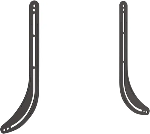 Miniatura 9 de WALI Soporte universal para barra de sonido para TV, soporte resistente para montaje por encima o debajo de la pantalla, longitud de hasta 16.7