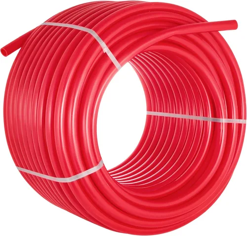 Happybuy Tubo PEX 1 pulgada, 91 metros Tubo PEX para plomería de agua radiante sin barrera Pex-B?1" Sin barrera/91M/Rojo?