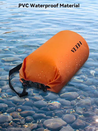 Miniatura 3 de HEETA - Bolsa seca impermeable para mujeres y hombres (versión actualizada) 5 L/10 L/20 L/30 L/40 L, bolsa de almacenamiento seca ligera con parte