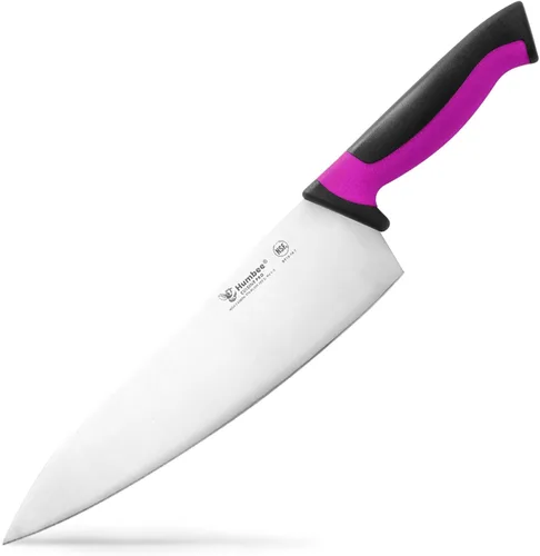 Miniatura 17 de Cuchillo de chef de 12 pulgadas, hoja de acero inoxidable de alto carbono certificada NSF – Mango ergonómico codificado por colores, cuchillo