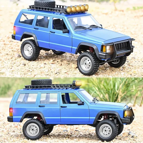 Miniatura 2 de Goolsky RC Rock Crawler, coche de control remoto a escala 1:12, camión RC todoterreno 4WD, vehículo de escalada de 2.4 Ghz, automóvil RC con luces