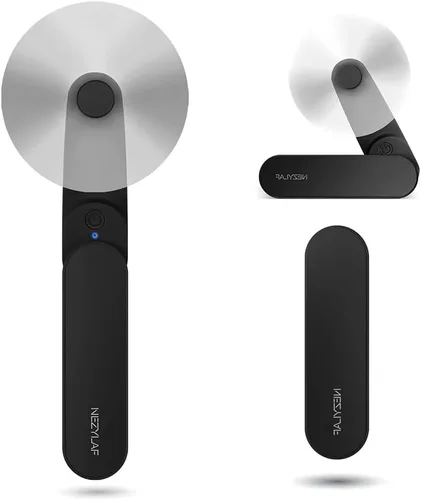 Ventilador portátil mini de mano, ventilador personal pequeño recargable para 9-15 horas de duración, diseño de bolsillo para viajes/Esenciales para