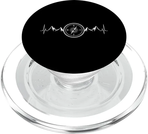 Miniatura 7 de Brújula Heartbeat Hiker Trek - PopSockets intercambiables para escalada de montaña