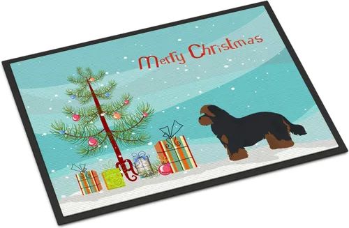 Miniatura 206 de Caroline's Treasures CK3799MAT Akita Shepherd - Tapete de árbol de Navidad de 18 x 27 pulgadas, tapete para puerta delantera, interior y exterior