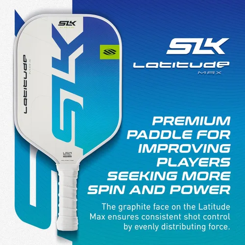 Miniatura 2 de Selkirk Sport SLK Latitude 13mm Pickleball Paddle Graphite Face with SpinFlex Surface & SX4 Polymer Core Lightweight Pickleball Paddles for Men