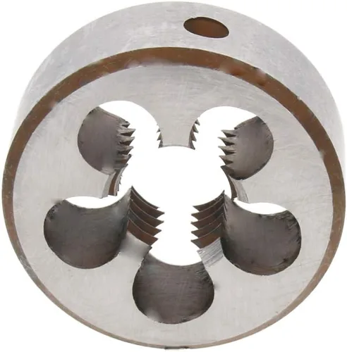 Miniatura 8 de Utoolmart Troquel de rosca de máquina de troquelado redondo métrico, troquel de roscado manual de rosca de máquina, M6 x 1 troquel de roscado