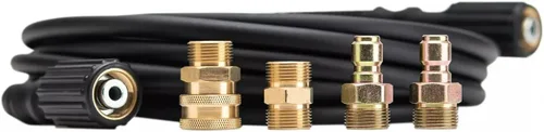Miniatura 3 de Kärcher Manguera de extensión de alta presión de 25 pies para lavadoras a presión de hasta 3600 PSI - con adaptadores incluidos - Conexión rápida