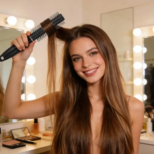 Miniatura 6 de Juego de 6 cepillos para el cabello para mujer, peine desenredante, cepillo desenredante para hombres y mujeres, cabello lacio rizado y seco húmedo