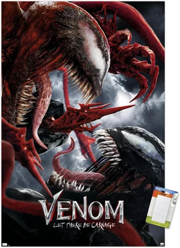 Miniatura 17 de Trends International Marvel Venom: Let There be Carnage - Póster de pared de batalla de una hoja, 14.725 x 22.375 pulgadas, versión enmarcada