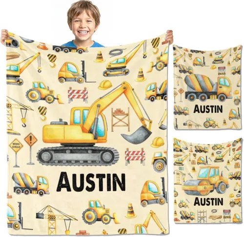 Miniatura 10 de Manta de bebé personalizada con nombre, manta de nombre personalizado para niños, mantas de franela suave en Pascua, regalos personalizados de bebé