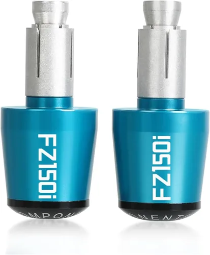 Miniatura 9 de 7/8 pulgadas 0.866 in empuñaduras de manillar de motocicleta extremos de la barra de mango tapa de extremo para Yamaha FZ150I FZ-150i 2013-2016 2017