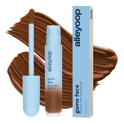 Miniatura 17 de Alleyoop Game Face Makeup Corrector - Corrector ligero y acumulable para debajo de los ojos para ojeras, fórmula de crema hidratante para mujeres