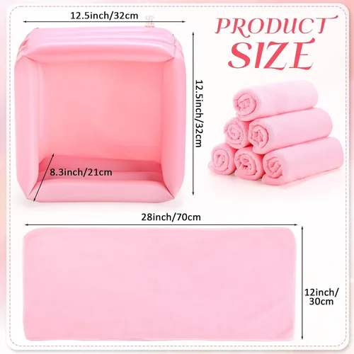Miniatura 2 de FillTouch Kit de spa de pies de 12.5 x 12.5 x 8.3 pulgadas para niñas y niños, toallas de mano de 12.5 x 12.5 x 8.3 pulgadas, toallas de mano