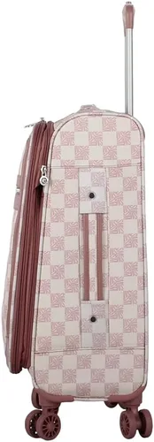 Miniatura 57 de Steve Madden Equipaje de diseñador, Chalet Gris Claro, Juego de maleta giratoria ligera expandible de 3 piezas - Juego de viaje