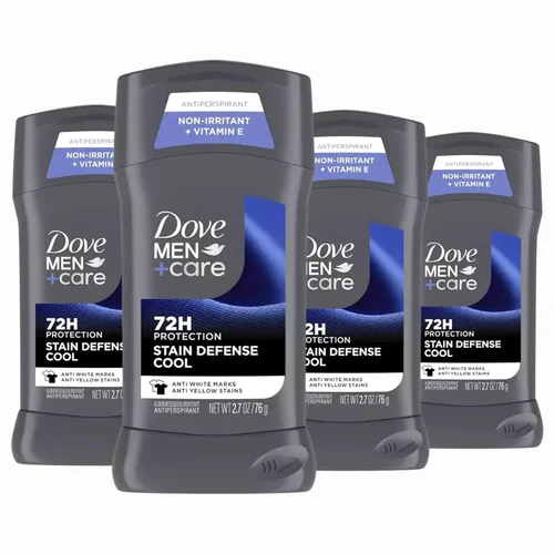 Miniatura 9 de Dove Men+Care - Desodorante en barra de 4 unidades para hombre, antimarcas blancas y antimanchas amarillas con protección contra el sudor y el olor
