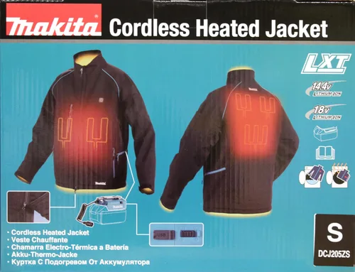 Miniatura 21 de Makita DCJ205ZS LXT Chaleco con calentador, de 18 voltios, solo (negro, S), pequeño