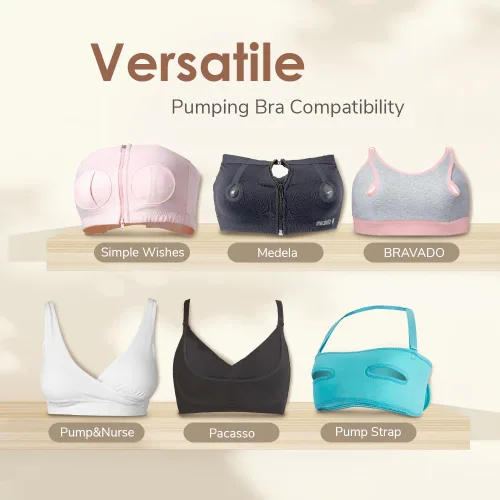 Miniatura 9 de Maymom MyFit - Protector de pecho grande con diseño de dos piezas de 1.102 in para extractores de leche Medela; ideal para brasier manos libres;