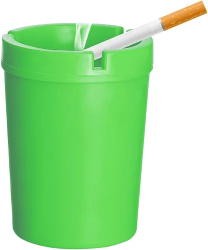 Miniatura 7 de Ohleats Cenicero de automóvil, sin humo, a prueba de olores, resistente al viento, autoextinguible, mini cubo de basura portátil para cigarrillos