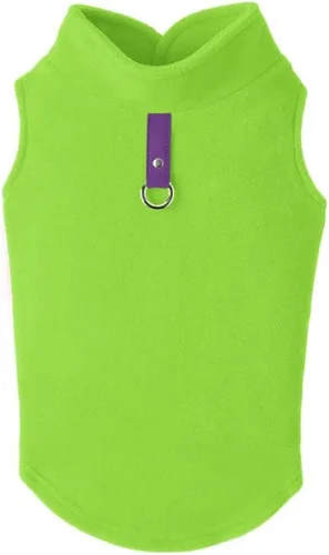 Miniatura 16 de Gooby Chaleco de Forro Polar Suéter para Perro - Azul, X-Large - Chaqueta Pullover Cálida de Forro Polar con Anilla en O para Correa para Perros