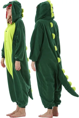 Miniatura 4 de DarkCom Pijama de una pieza de animal para mujer y hombre, disfraz de Halloween, ropa de dormir de Navidad